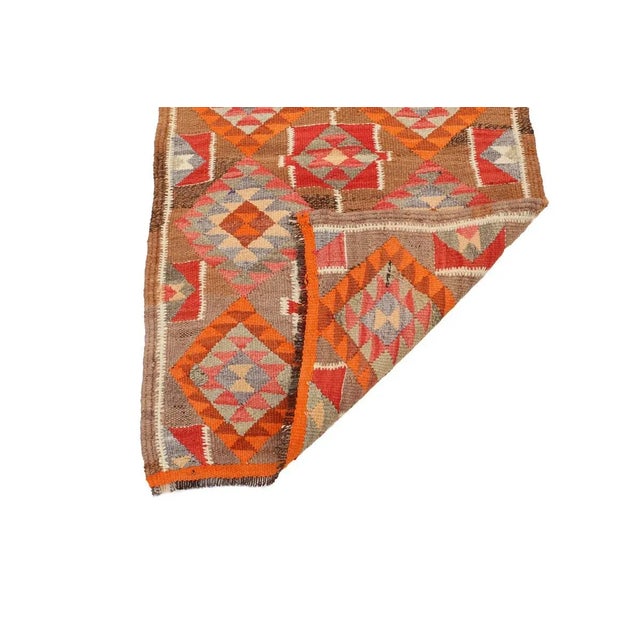 Mid 20th Century Mid 20th Century Vintage Kilim Runner For Sale - Image 5 of 7