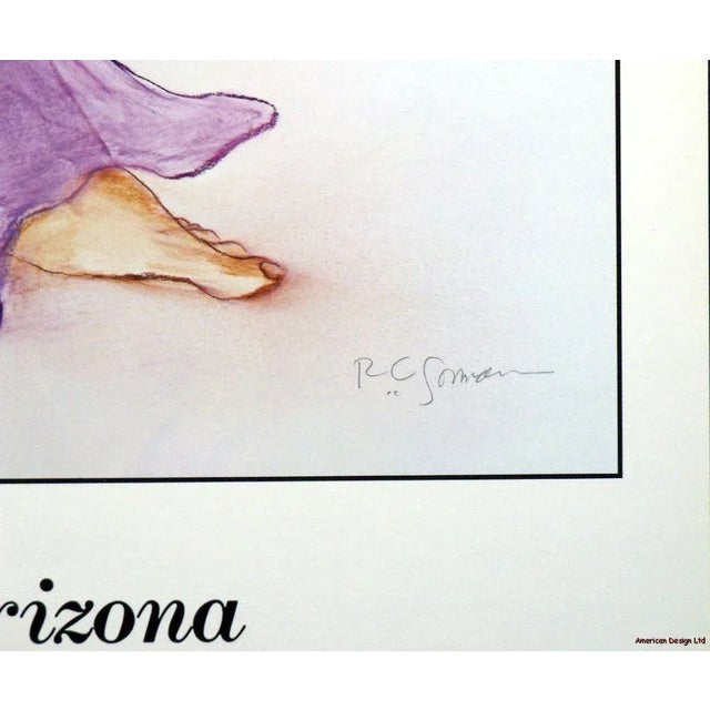 Impressionist 1983 "Civia" RC Gorman Figurative Gallery Poster For Sale - Image 3 of 4