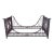 Vintage Rattan and Cane Chinoiserie Sleigh Bed/Daybed For Sale