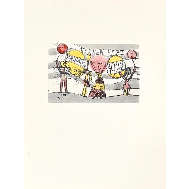 Artist: Paul Klee Country: Swiss / Germany Title: Lantern Party 1922 Medium: Engraving – 30 printed: 1947 by Meriden...