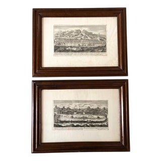 Marco Sadeler, The Circus Maximus and the Circus of Caracalla, 1606, Engravings, Framed, Set of 2 For Sale