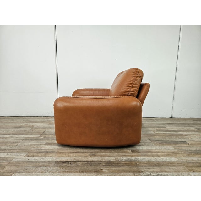 Leather Piumotto Armchair by Arrigo Arrigoni for Busnelli, 1970 For Sale - Image 4 of 17