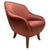 Mid-Century Armchair in Pink Satin in the style fo Gio Ponti, Italy, 1950s For Sale - Image 9 of 9