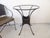 Metal Vintage Brutalist Iron Table & 4 Chairs For Sale - Image 7 of 8