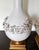 Pair of 1960s Tall White Italian Porcelain Floral Lamps by Marbro For Sale In Seattle - Image 6 of 7