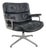 Time-Life Lobby Chair in Black Leather by Charles Eames for Herman Miller, 1960s For Sale