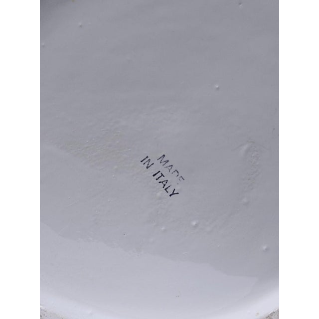 Large Vintage Italian White Earthenware Owl Head Cachepot, 1960s For Sale - Image 17 of 18