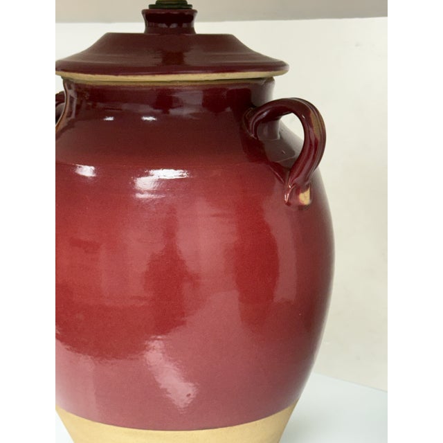 American Late 20th Century Rowe Pottery Works Table Lamps - a Pair For Sale - Image 3 of 12