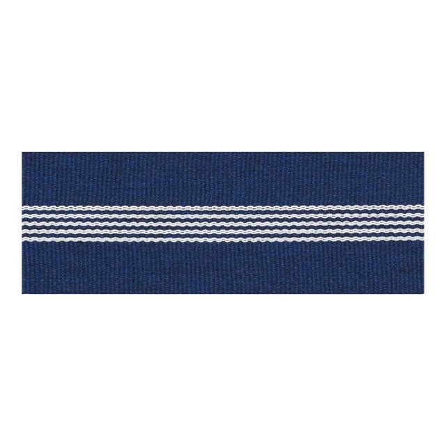 Schumacher Nilsson Tape Indoor & Outdoor in Navy For Sale