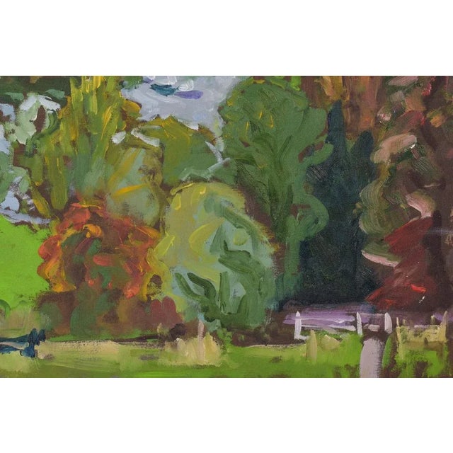 Jackson, Richmond Terrace in Autumn, 2017, Oil on Board For Sale - Image 4 of 7