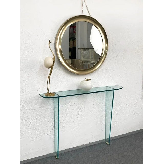 Mid-Century Italian Brass Narciso Mirror by Sergio Mazza for Artemide, 1960s For Sale - Image 12 of 18