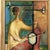 Vintage Modernist Painting of a Musician by Lucile Leighton For Sale - Image 4 of 9