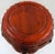 1950s Vintage Rosewood Hollywood Regency Barrel Stool Drum Plant Stand For Sale - Image 5 of 12