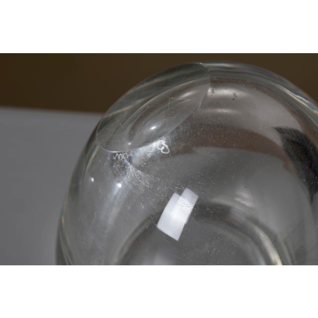 1960s Sculptural Clear Glass Vase by Alfredo Barbini, Italy, 1960 For Sale - Image 5 of 10