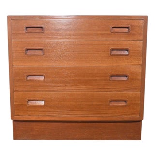 Mid 20th Century Carlo Jensen Four Drawer Gentleman's Chest in Teak For Sale
