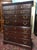Vintage Chest on Chest, Mahogany Tall Chest of Drawers, Lexington Furniture For Sale - Image 6 of 15