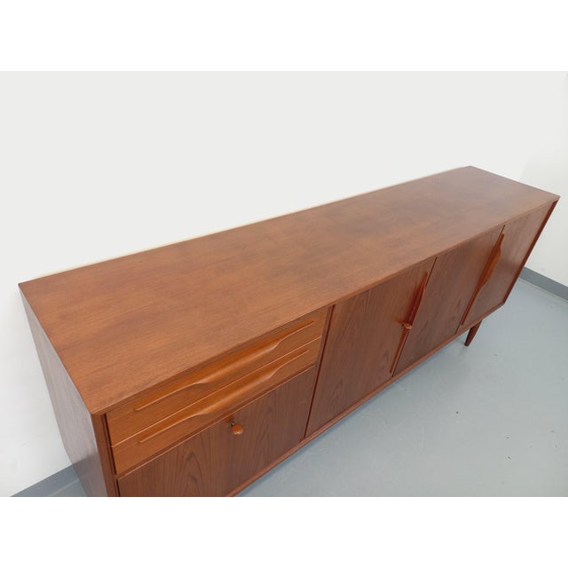 Tan Vintage Swiss Teak Sideboard, 1960s For Sale - Image 8 of 18