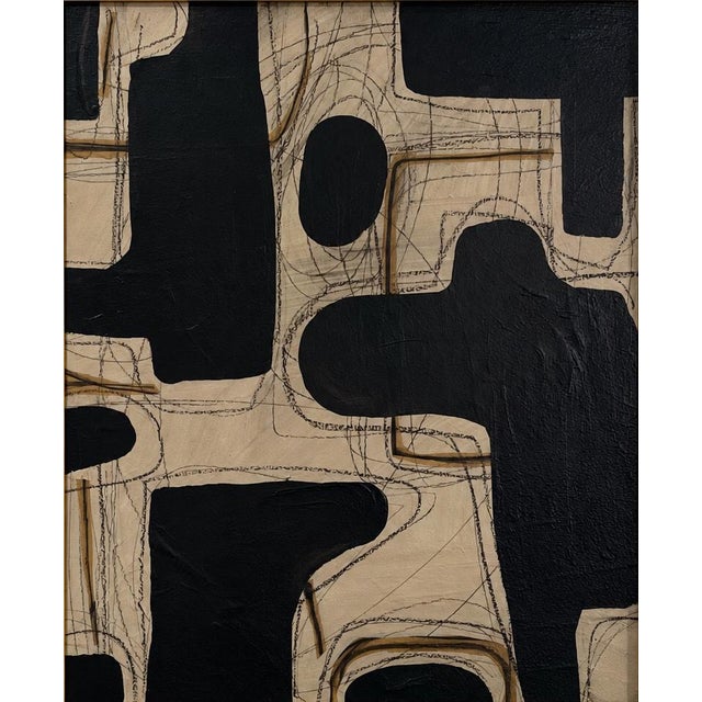 Contemporary Constructed Memory by Murray Duncan, 2026, Mixed Media on Board, Gilded Frame 2026 For Sale - Image 3 of 4