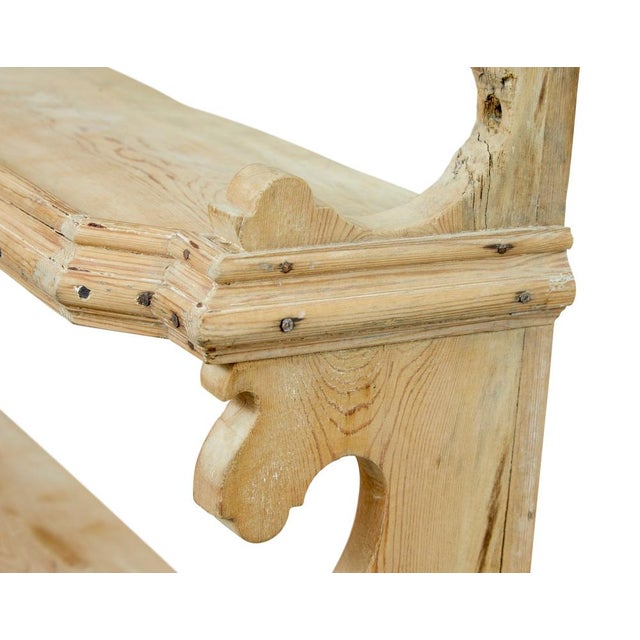 Wood Scandinavian Pine Wall Shelves, 1860 For Sale - Image 7 of 8