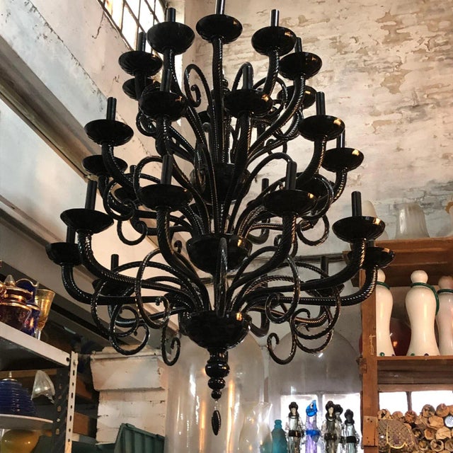 Real Vintage Murano by DeMajo. This chandelier is Real Vintage. Electrical system adapted for US/EU/AU This chandelier has...