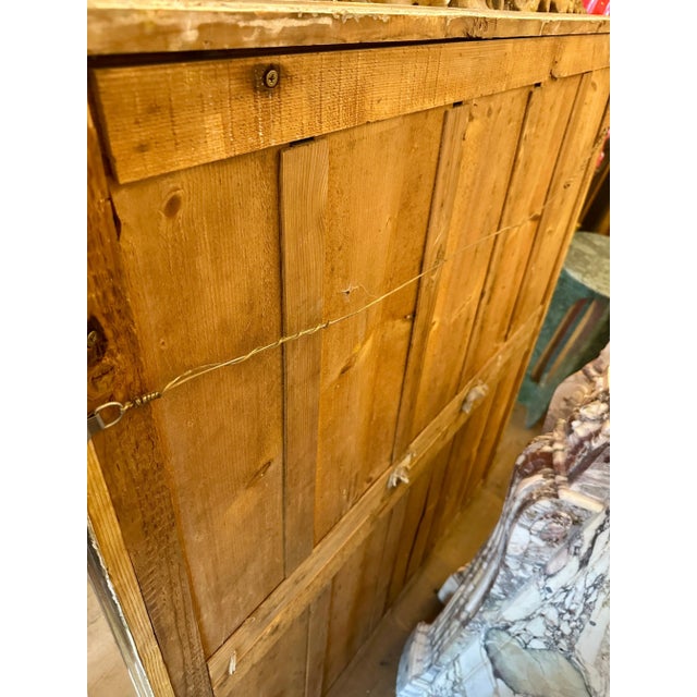 Large Ornate French Overmantel Gold Gilt Mirror, 1820 For Sale - Image 11 of 13