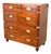 Military Campaign Camphor Wood Chest of Drawers, 1860 For Sale