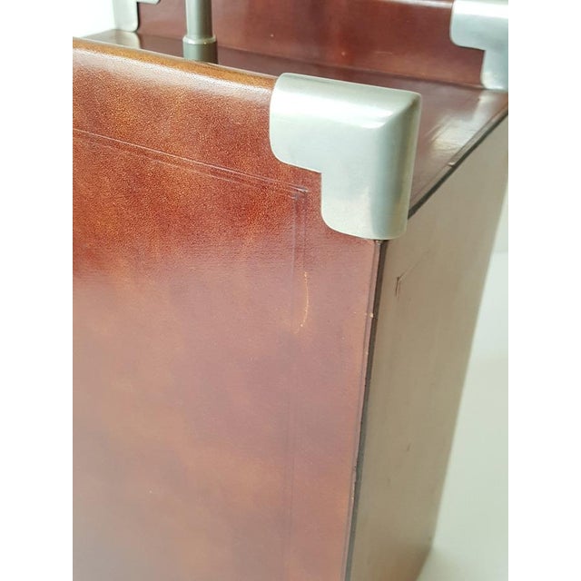 1970s Leather Lamp by Jacques Adnet, 1970s For Sale - Image 5 of 9