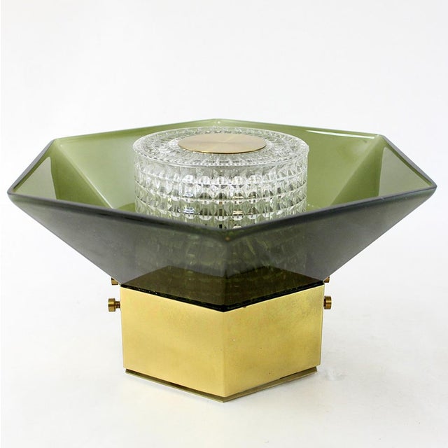 Orrefors Vintage Wall Mounted Wall Lamp by Carl Fagerlund for Orrefors, 1960s For Sale - Image 4 of 6