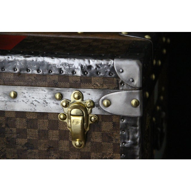 Hat Trunk in Checkered Canvas from Louis Vuitton, 1890s For Sale - Image 5 of 18
