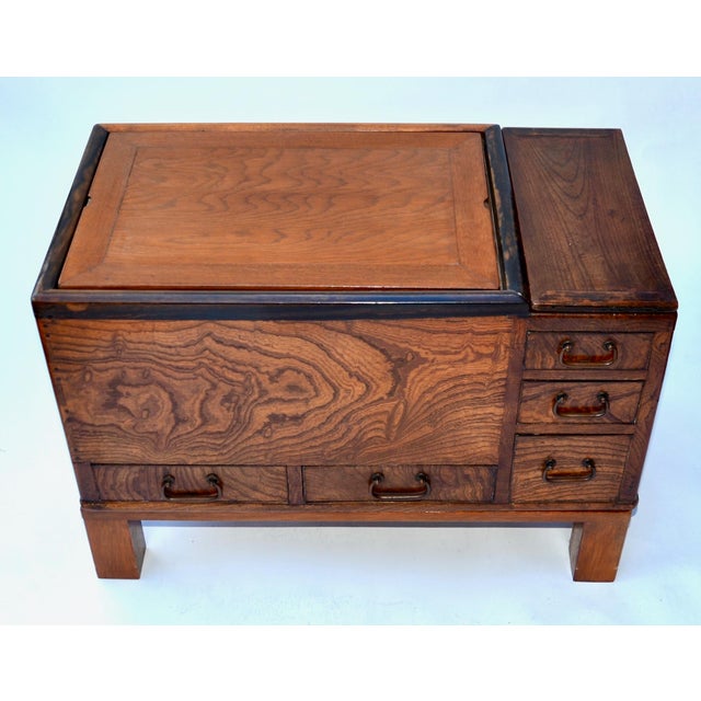 Antique Japanese Wood Hibachi Table Chairish