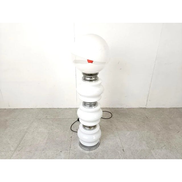 1960s Vintage Floor Lamp from Mazzega, 1960s For Sale - Image 5 of 12