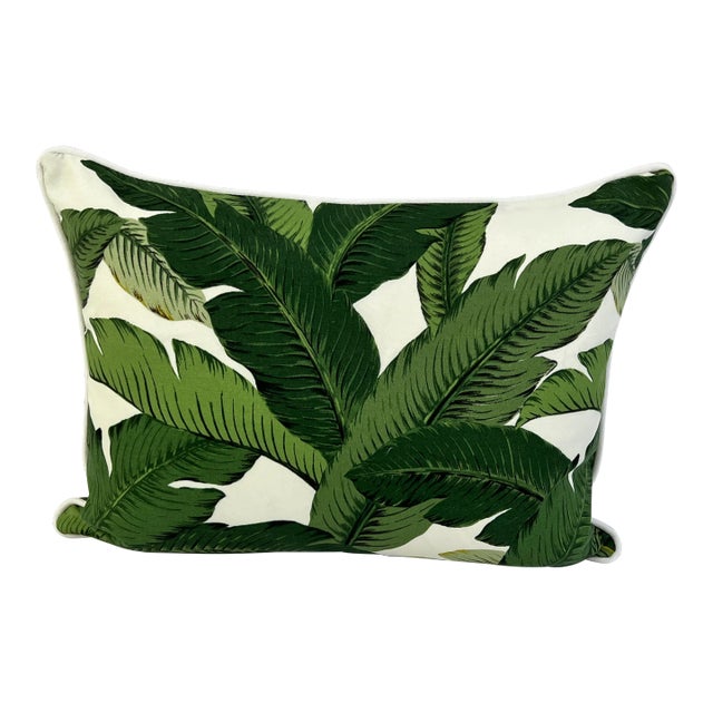 Early 21st Century Tommy Bahama Leaf Pillow For Sale