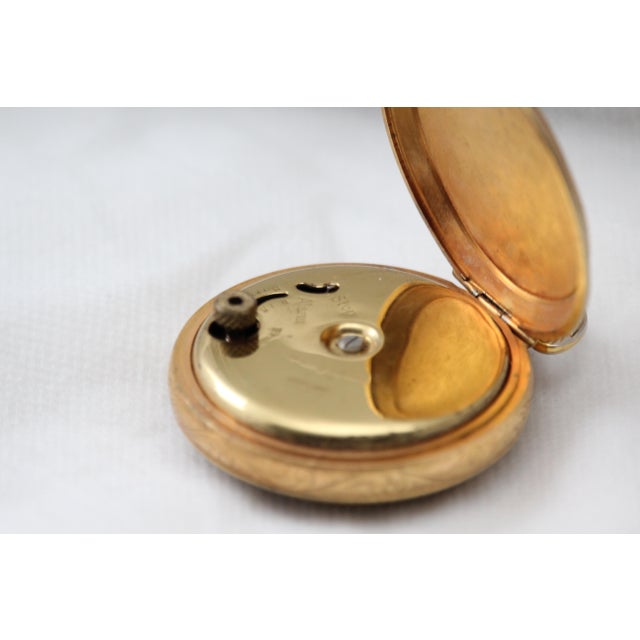Swiss Gold Pocket Watch, 1920s For Sale - Image 17 of 18