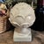 The Decorative Ceramic White Artichoke Sculpture is a beautifully crafted piece that adds a touch of elegance to any...