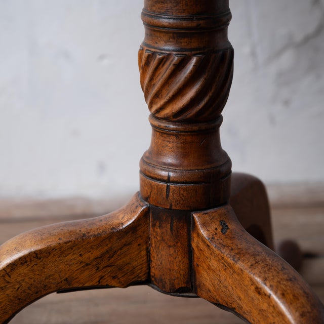 George III Mahogany Tilt-Top, 18th Century For Sale - Image 11 of 16