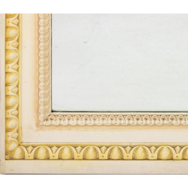 Louis XVI Style Painted & Giltwood Boiserie Mirror For Sale In New York - Image 6 of 7