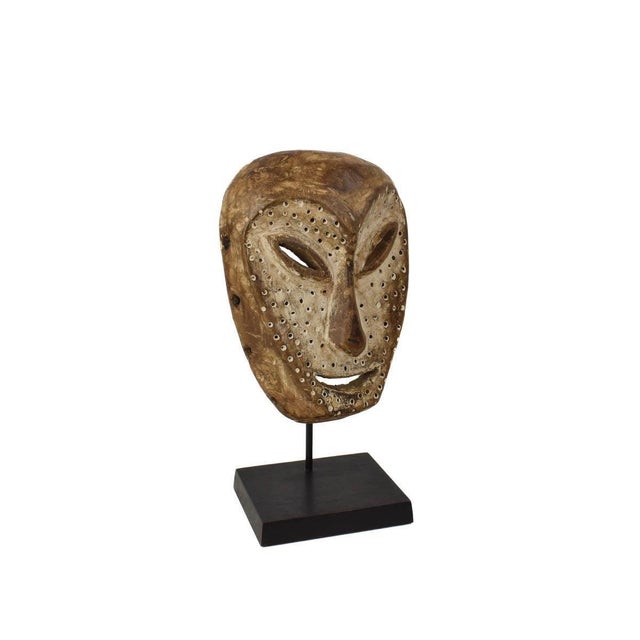 Early 20th Century Lega Mask on Custom Stand For Sale In Denver - Image 6 of 7