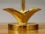 French Sculptural Gilt Cast Metal Lamp from Fondica, 1980s For Sale - Image 4 of 11
