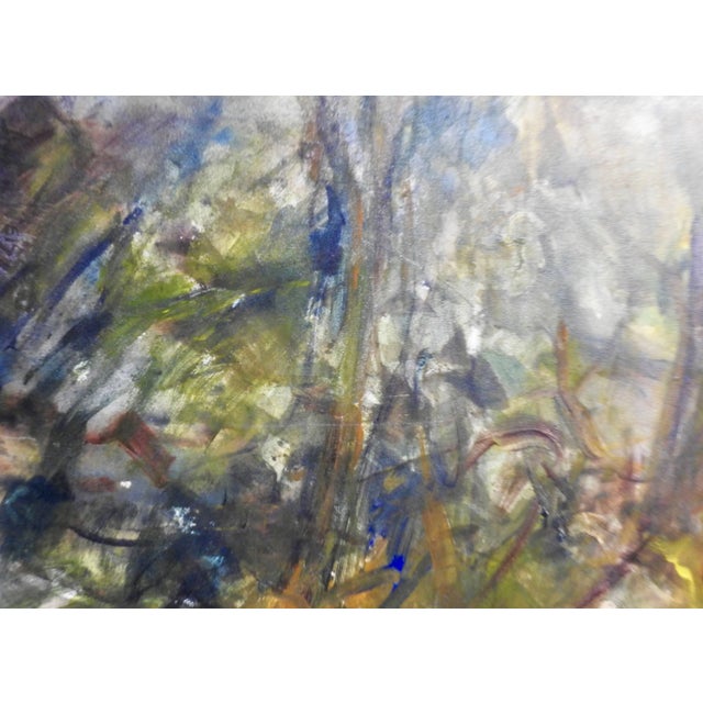 Paint Oil on Board of Sunflowers Signed Anton Weiss For Sale - Image 7 of 10