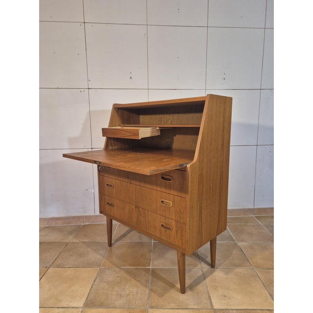 Vintage Norwegian Secretaire in Teak, 1960s For Sale - Image 6 of 13