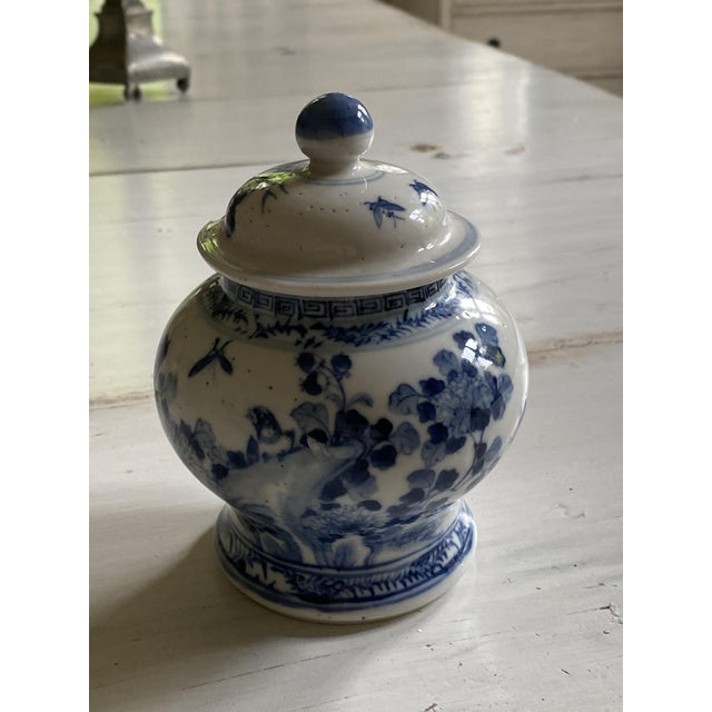 Ceramic Small Ginger Pot with Lid, 1890s For Sale - Image 7 of 8