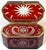 19th C. Bohemian Ruby Cut-to-Clear Crystal Casket Starburst Lid , C. 1850-1875 For Sale - Image 4 of 15