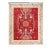 Eclectic Hand Knotted Area Rug, Red - 9' 1" x 11' 8" For Sale