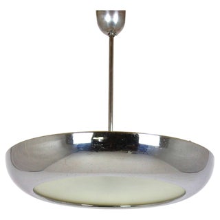 Bauhaus UFO Pendant Lamp by Josef Hurka for Napako, 1930s For Sale