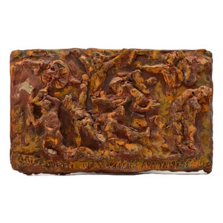 Sirio Pellegrini, Relief, 1960s, Terracotta For Sale