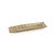 Nova 12.25" Braided Rectangular Glass Plates, Set of 6, Gold For Sale In Los Angeles - Image 6 of 6