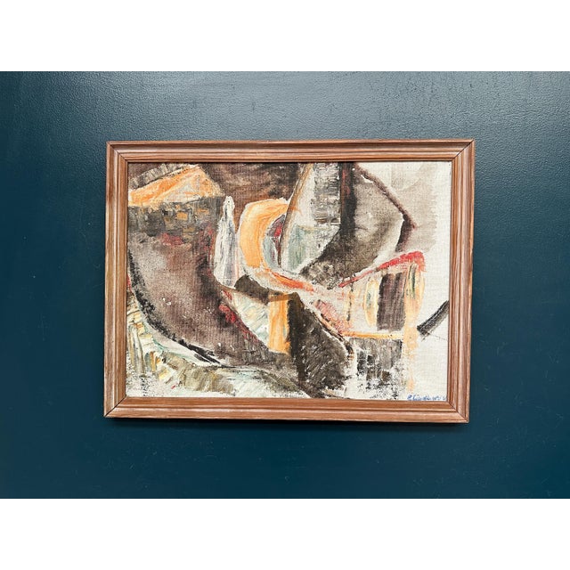 Eivor Lindberg, Abstract Composition, 1967, Oil on Canvas, Framed For Sale - Image 16 of 18