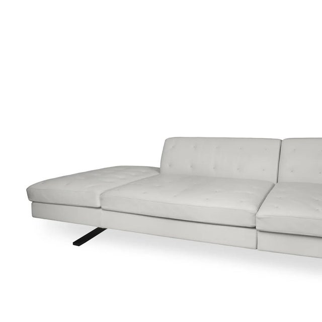 Poltrona Frau Poltrona Frau Kennedee Sectional Sofa With Ottoman by Jean-Marie Massaud For Sale - Image 4 of 17