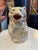 Early 20th Century Antique French Majolica Pottery Bear Pitcher For Sale - Image 5 of 12