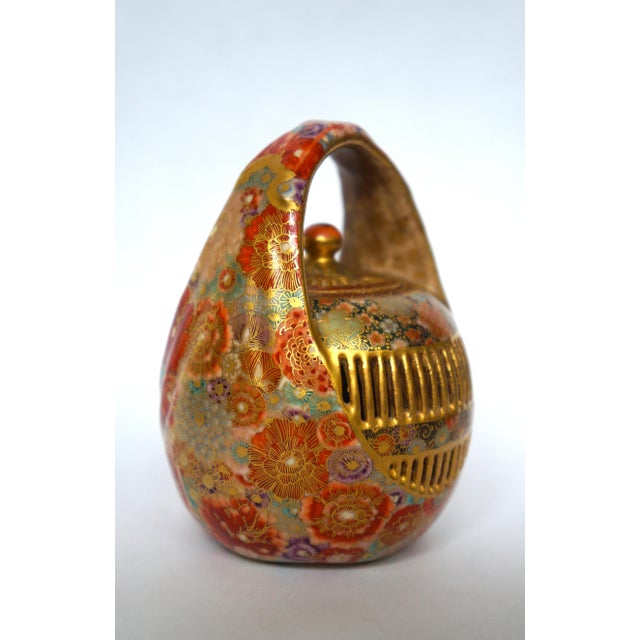 Antique Satsuma Cricket Cage For Sale - Image 4 of 18